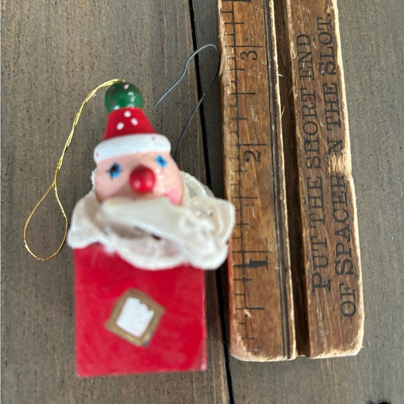 Lot of vintage wooden Christmas tree ornaments - Picture 2 of 5